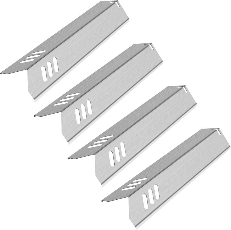 Kalomo 15 Inch Grill Heat Plates Shield Burner Covers Flame Guards, BBQ Gas Grill Replacement Parts for Dyna-Glo DGF493BNP DGF510SBP, Backyard GBC1460W BY13-101-001-13, Uniflame GBC1059WB, BHG Model - Image 1