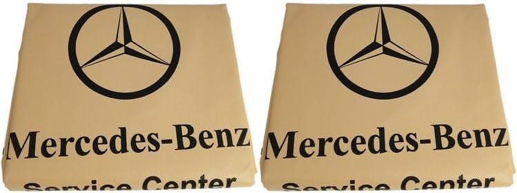 BENZ Universal Car Seat Cover Set for Front Seats – 2 Pieces Workshop Style Seat Protector, Dust Dirt & Grease Protection Cover for Service Center and Daily Use - Image 3