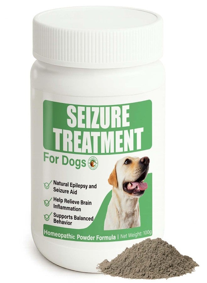 VetaSure Seizure Support Powder for Dogs & Cats – Natural Epilepsy Supplement, 100g | Helps Reduce Frequency & Intensity of Seizures | Calming, Tasty, Safe Formula - Image 1