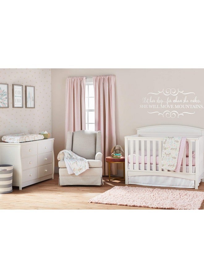 Lush Decor Pixie Fox Geo Blackout Window Curtain Panel, Single Panel, 52" W x 84" L, Pink - 100% Blackout Curtains - White & Pink Curtains for Kids & Baby - Geometric Dots - Bedroom & Nursery Decor - Image 2