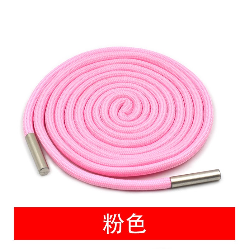 High-End Metal Tip Drawstrings for Hoodies and Pants Pink