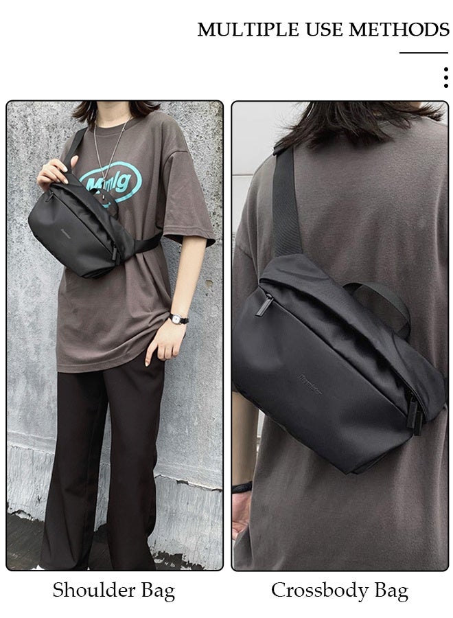 DUNISO Compact Sling Bag for Men and Women Waterproof Crossbody Bag Multipurpose Chest Shoulder Bag with Buckle Everyday Carry Bag for Travel Work Sports - Image 5