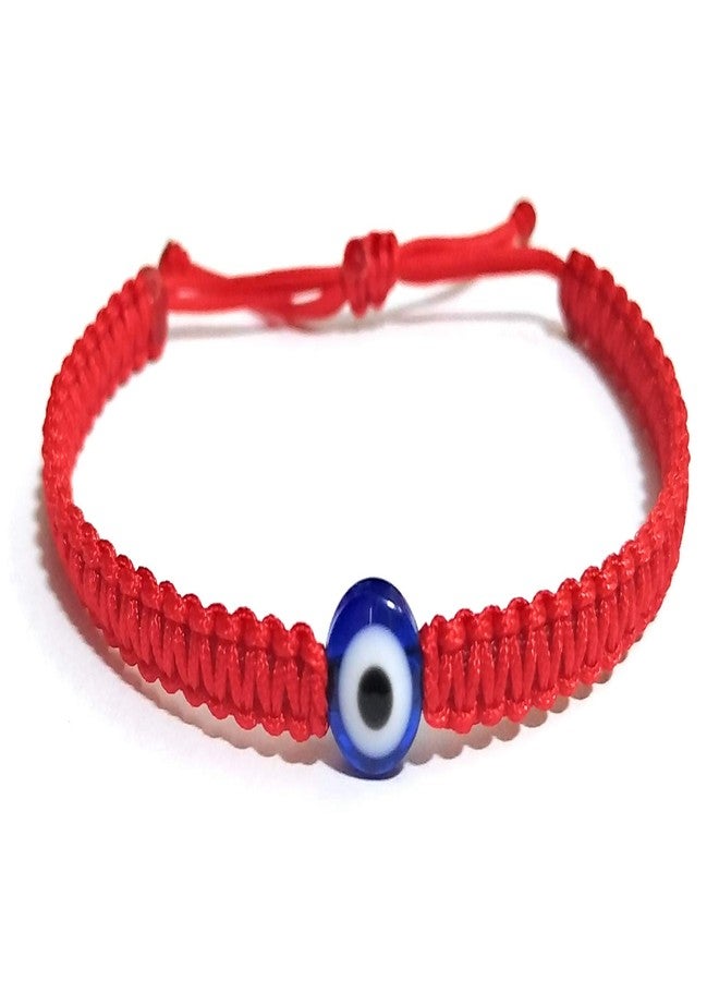 jewel string resin Evil Eye Bead Bracelet For Boys (Red) - Image 1