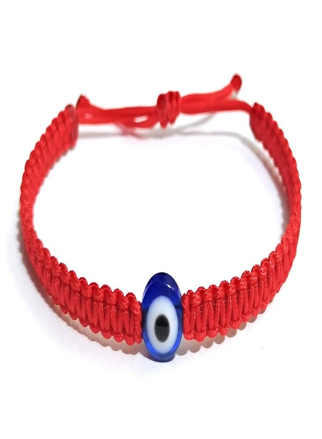 jewel string resin Evil Eye Bead Bracelet For Boys (Red) - Image 3