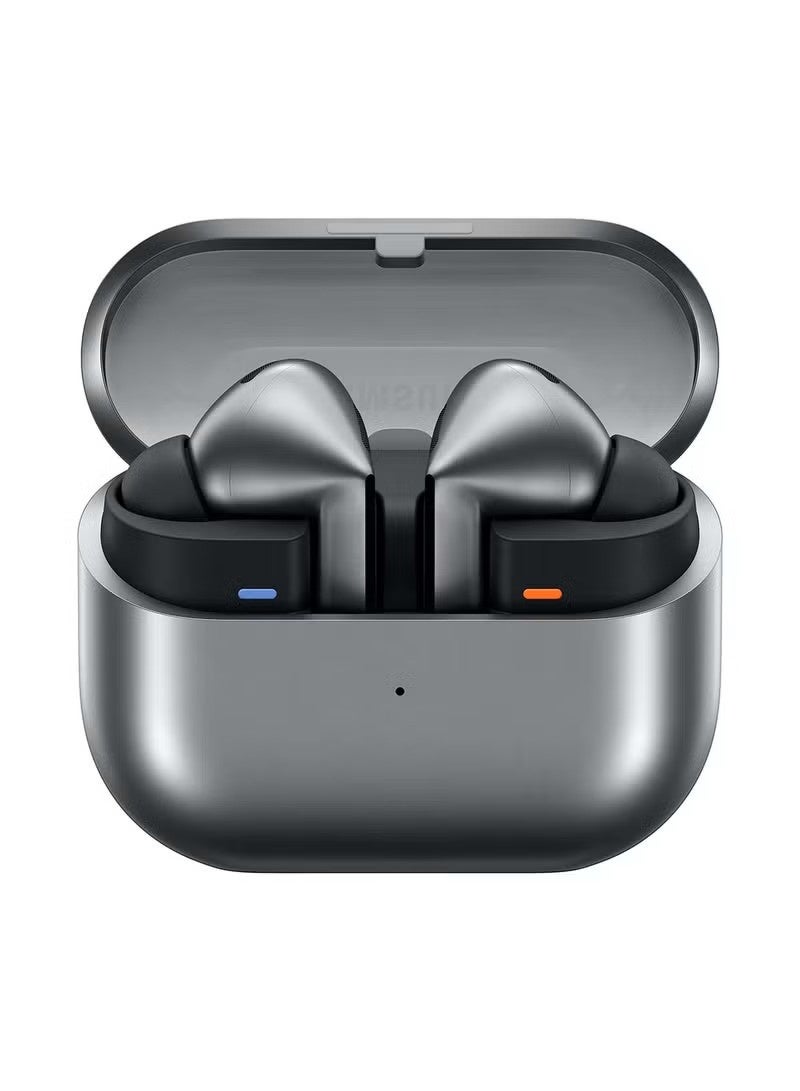 سامسونج 53 mAh Galaxy Buds 3 Pro Black with Galaxy Ai | Adaptive ANC | Real-Time Interpreter | 24-Bit Hi-Fi Audio | Up to 37H Battery | Ip57 Silver - Image 1