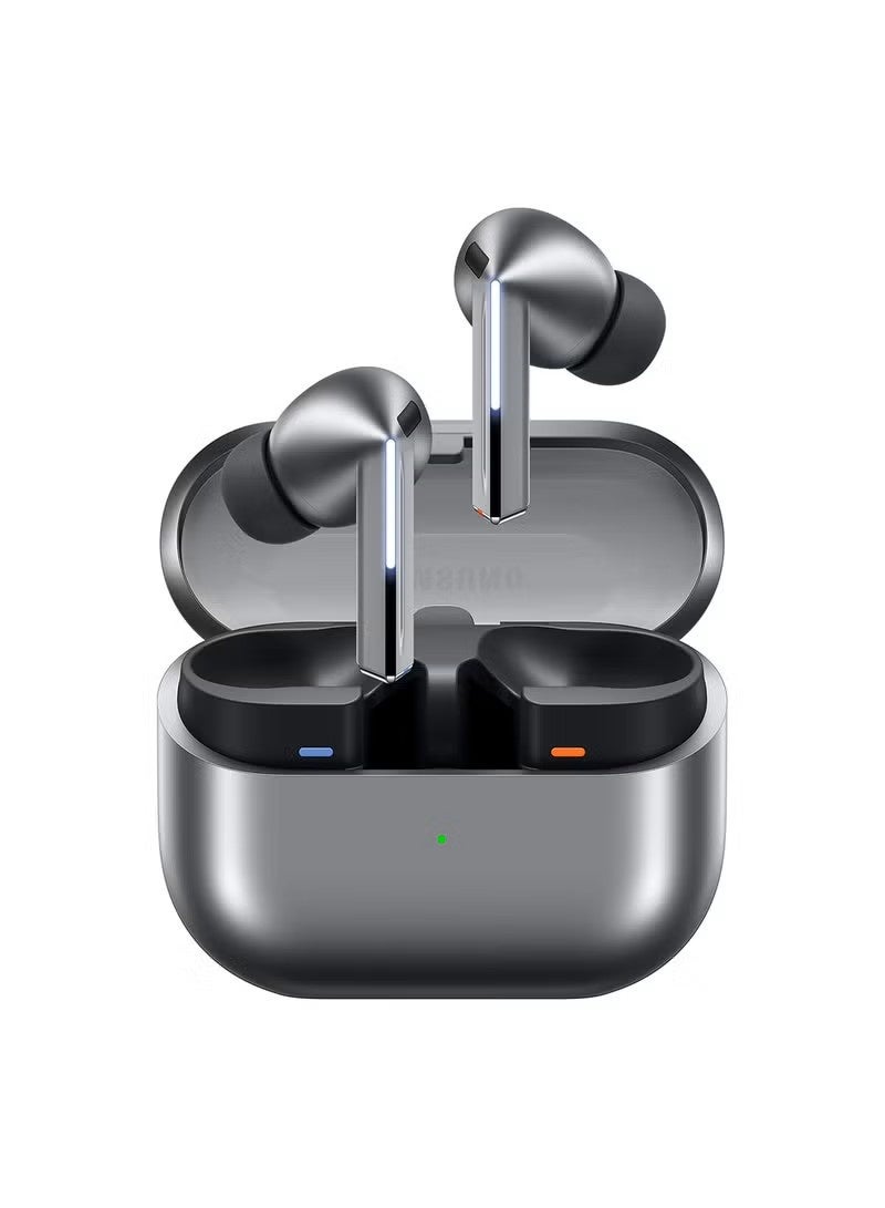 سامسونج 53 mAh Galaxy Buds 3 Pro Black with Galaxy Ai | Adaptive ANC | Real-Time Interpreter | 24-Bit Hi-Fi Audio | Up to 37H Battery | Ip57 Silver - Image 5