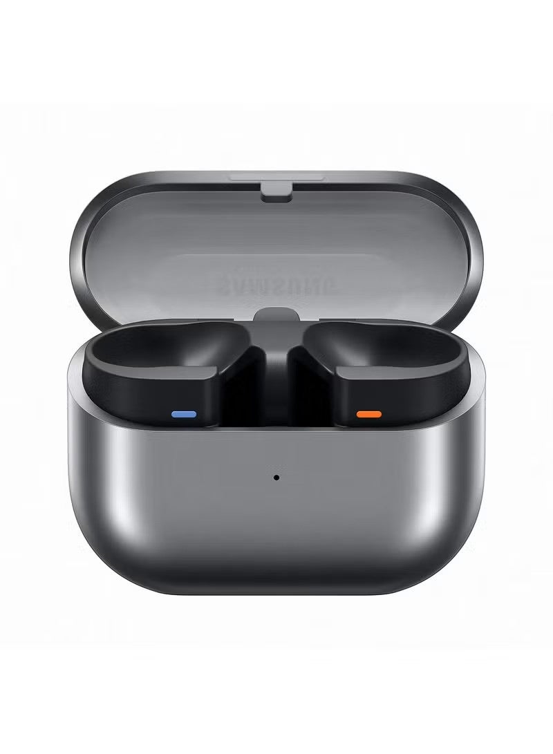 سامسونج 53 mAh Galaxy Buds 3 Pro Black with Galaxy Ai | Adaptive ANC | Real-Time Interpreter | 24-Bit Hi-Fi Audio | Up to 37H Battery | Ip57 Silver - Image 3