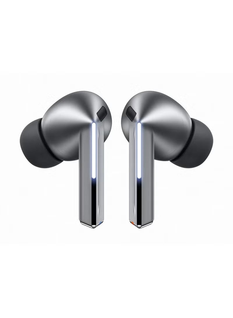 سامسونج 53 mAh Galaxy Buds 3 Pro Black with Galaxy Ai | Adaptive ANC | Real-Time Interpreter | 24-Bit Hi-Fi Audio | Up to 37H Battery | Ip57 Silver - Image 2