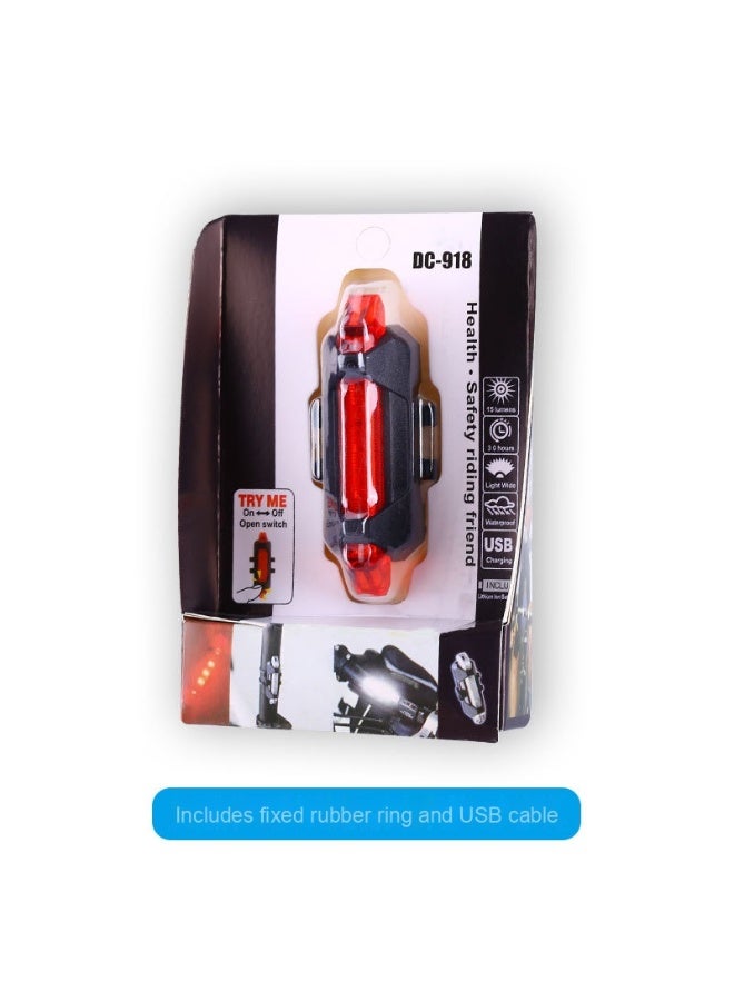 نيبمينينت إضاءة خلفية تحذيرية لشحن USB للدراجات - الخيار المثالي لركوب آمن