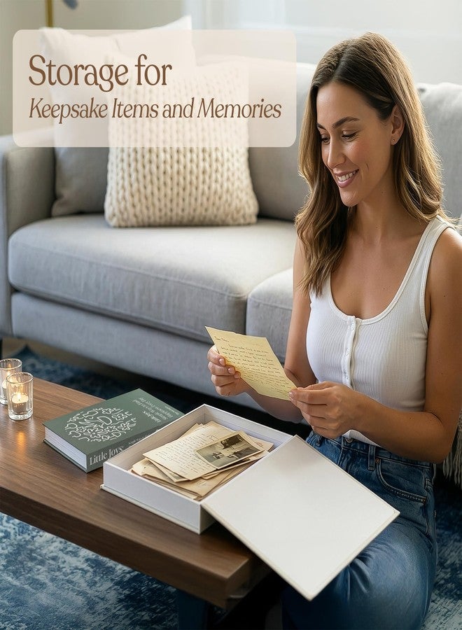 MESMOS Set of 2 Faux Decorative Books for Shelves, Living Room & Home Decors, Faux Books for Decoration, Decorative Coffee Table Book Decor, Book Decor Aesthetic, Coffee Table Box - Mindfulness Series - Image 4
