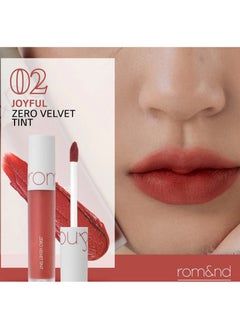 rom&nd ZERO VELVET TINT 02.JOYFUL  - Image 4