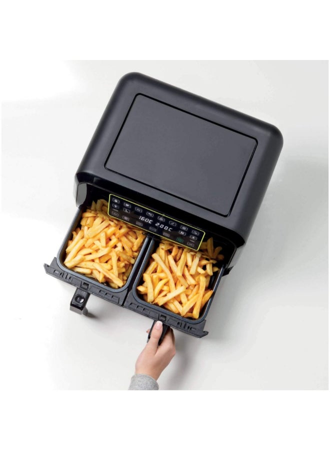 أريتي 1700W Double Basket Air Fryer Black 8 Liter 00C462300ARAS 8 L 1700 W 00C462300ARAS black - Image 3