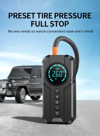 Jump Starter مع ضاغط هواء 1000A 12V 150PSI 29.6Wh بطارية السيارة Jump Starter 3.0L الغاز والديزل Smart Jumper مع شاشة عرض وإضاءة الطوارئ - view 3