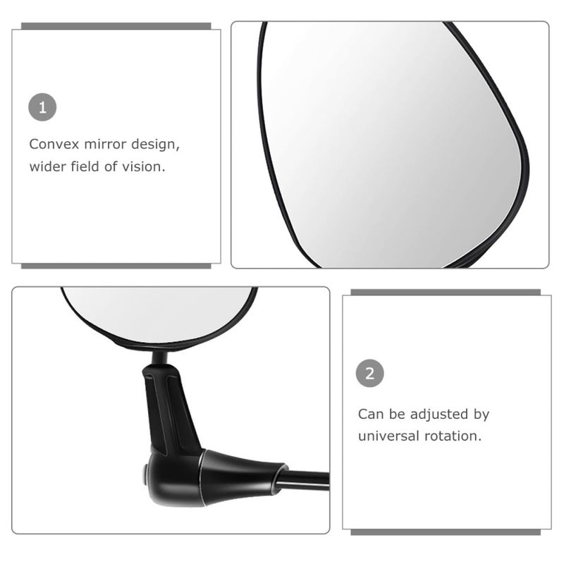 Bicycle Helmet Rearview Mirror Lightweight Durable for Road Mountain Bike Safety - Image 5