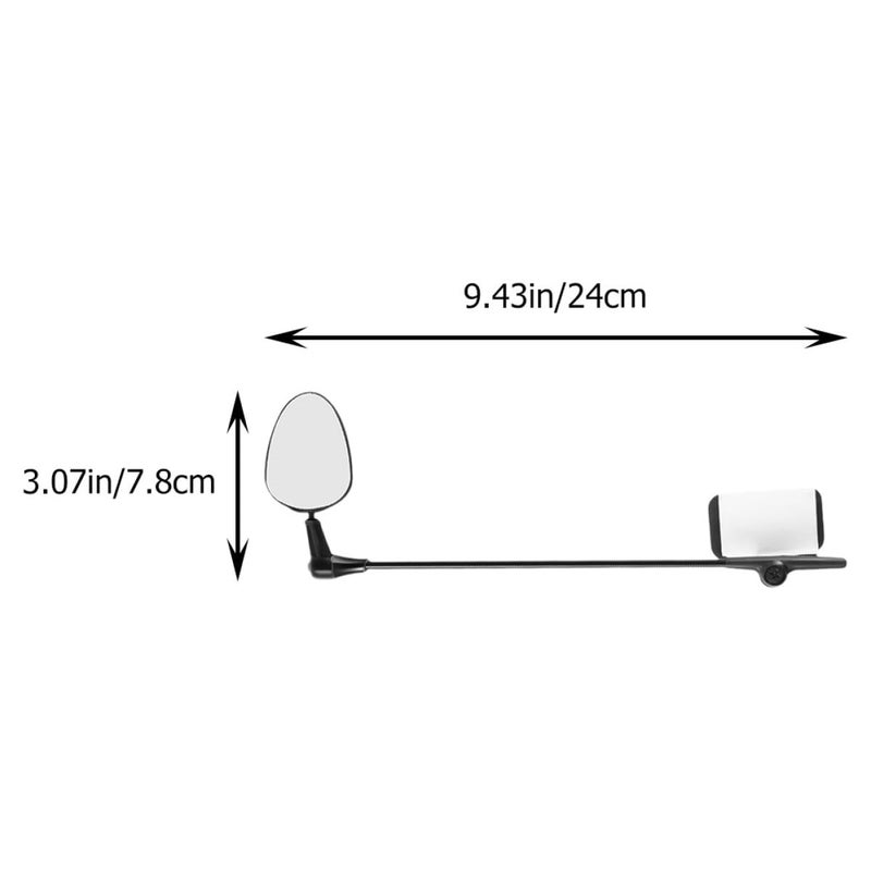 Bicycle Helmet Rearview Mirror Lightweight Durable for Road Mountain Bike Safety - Image 3