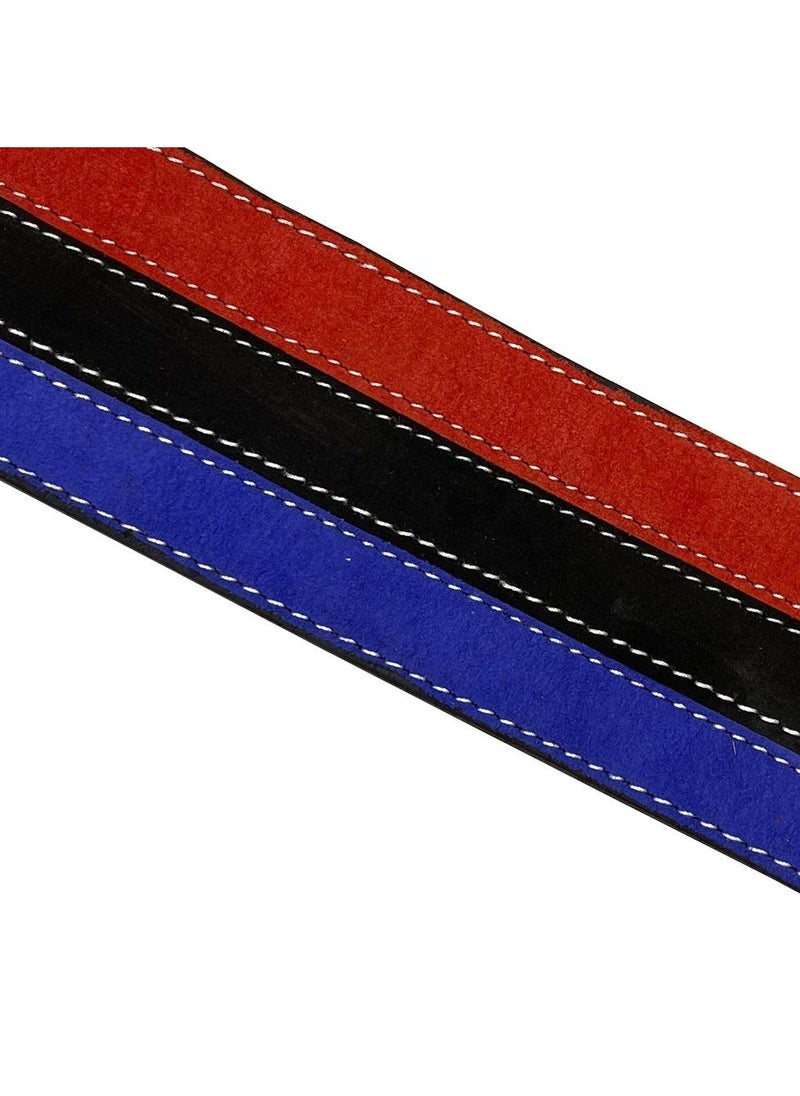 Powerlifting Back Workout Gym Belt, Double Color Weight Lifting Belt Waist Support Training Protective Gear for Heavy Gym Training Workouts for Men and Women, Deadlift Training Belt