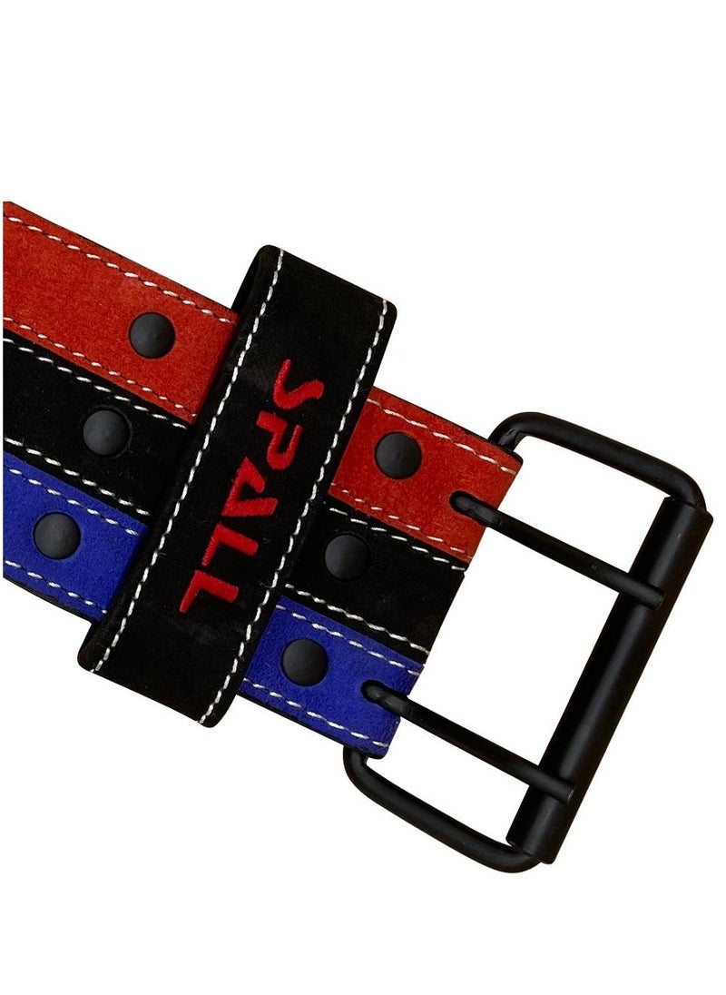 Powerlifting Back Workout Gym Belt, Double Color Weight Lifting Belt Waist Support Training Protective Gear for Heavy Gym Training Workouts for Men and Women, Deadlift Training Belt