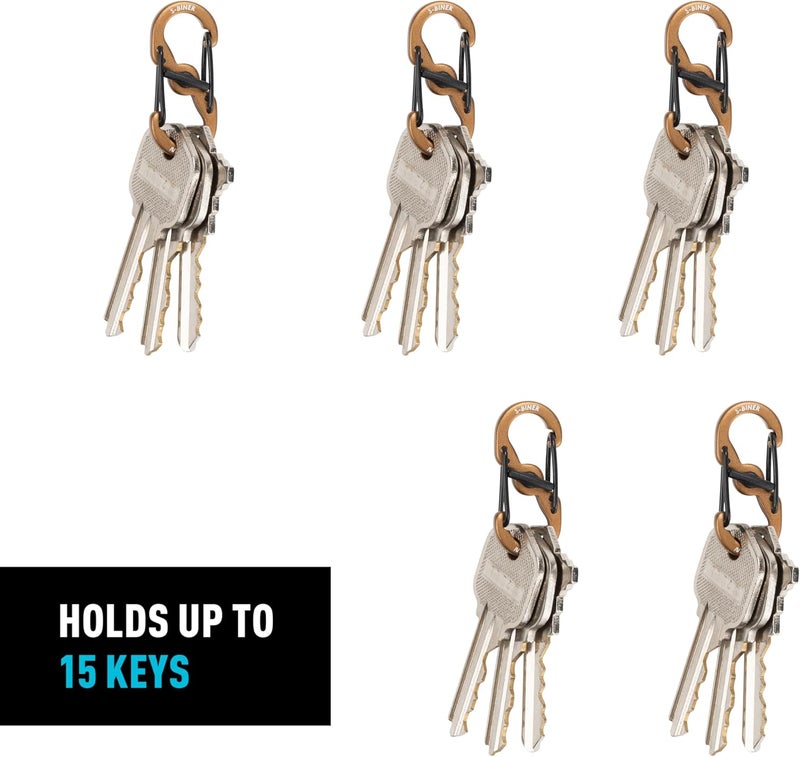 NiteIze S-Biner MicroLock Lockable Key Holder - Image 5