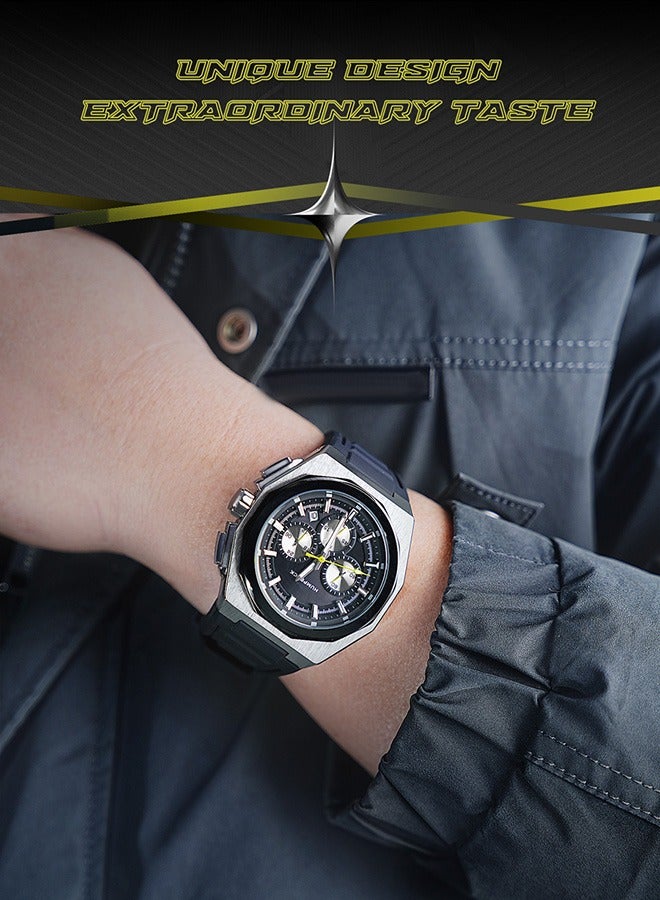 HUMPBUCK Men's Watch Large Dial Waterproof Wristwatch Sports for Men & Gift for Active Lifestyle with Durable Design and Easy-to-Read - Image 5