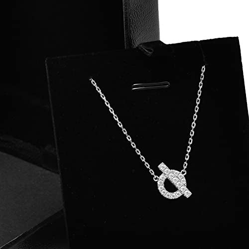Oirlv Black Pendant Gift Box Wedding/Propose Jewelry Box Velvet Insert - Image 5