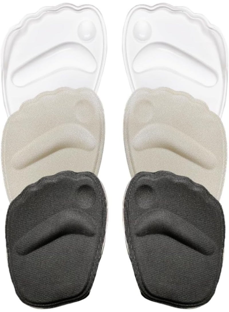 ٣ أزواج من وسادات القدم متعددة الوظائف للجزء الأمامي من القدم - Image 1