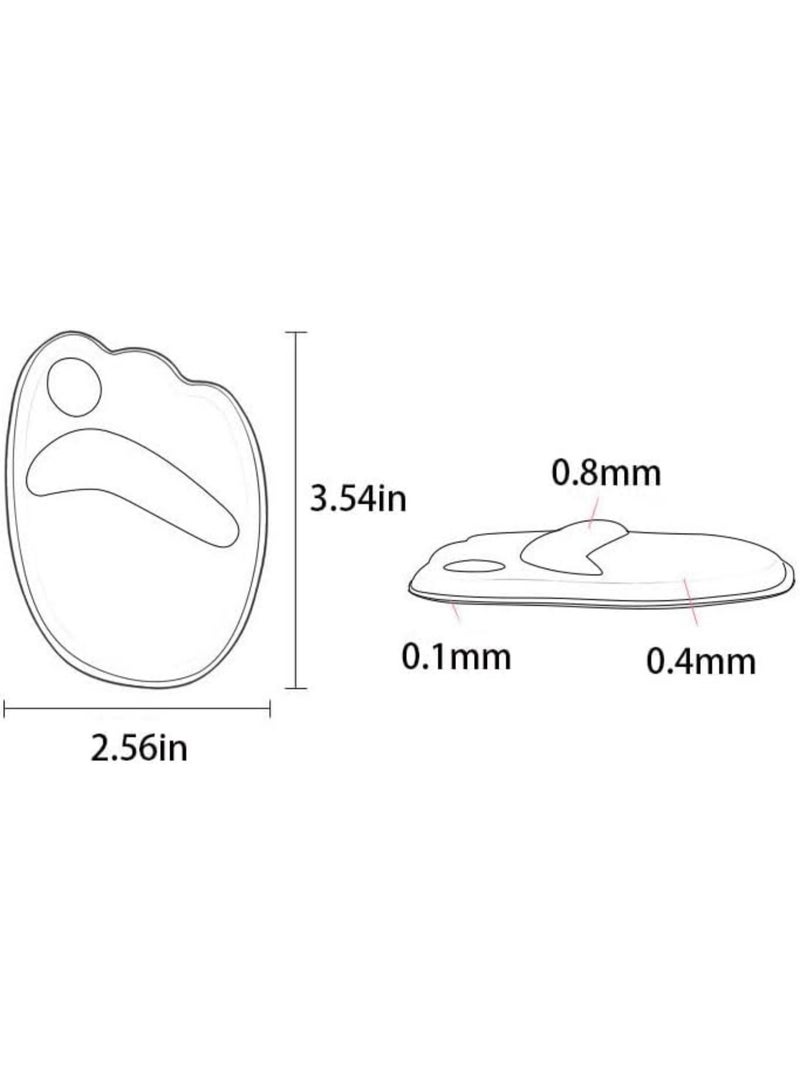 ٣ أزواج من وسادات القدم متعددة الوظائف للجزء الأمامي من القدم - Image 5