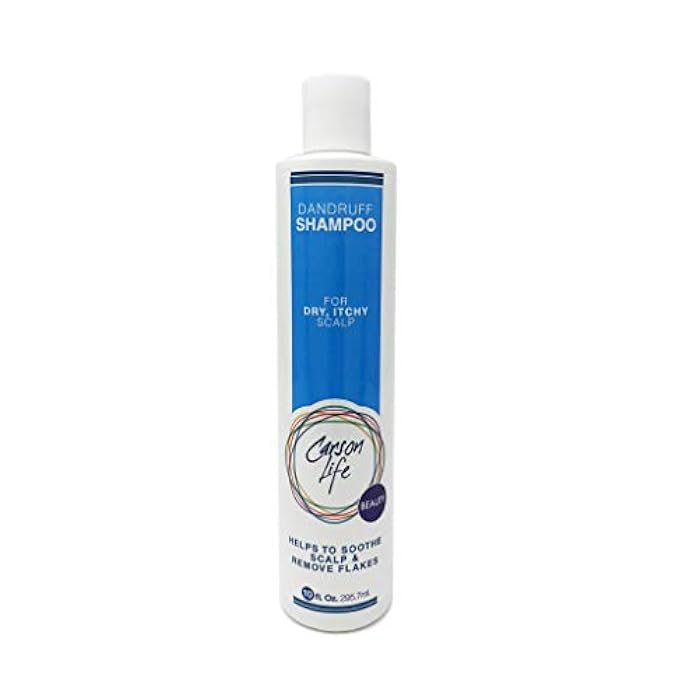 Carson Life Dandruff Shampoo Paraben and Sulfate Free - 10 Oz - Hydrates, Repairs & Soothes Dry Scalp - Eliminate Flakes & Restore Shine (Single) - Image 1