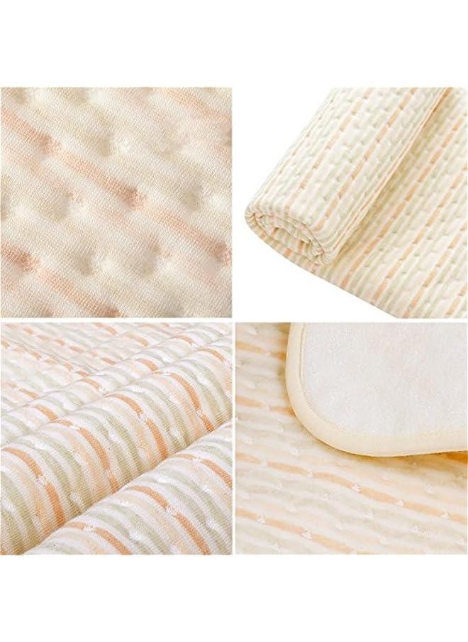 Gonice - Waterproof Bed Pad Washable and Reusable Underpads 4 Layer Incontinence Mattress Protector 100% Cotton Surface for Children Adults and Pets - Image 1