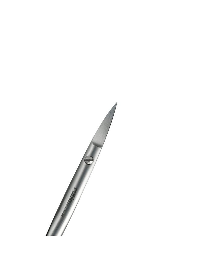 Rubis Sauro Stainless Steel Nail Scissors For Precise Toenails, 1F007, Made In Switzerland, Silver - Image 2