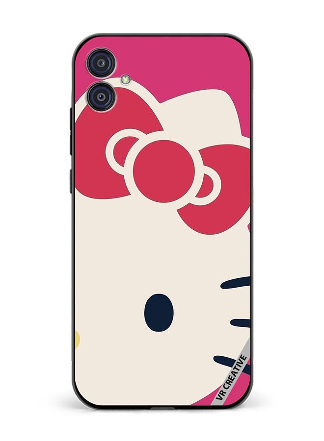 VR CREATIVE Protective Case Cover For Samsung Galaxy M04/F04 Kitty Design Multicolour - Image 1