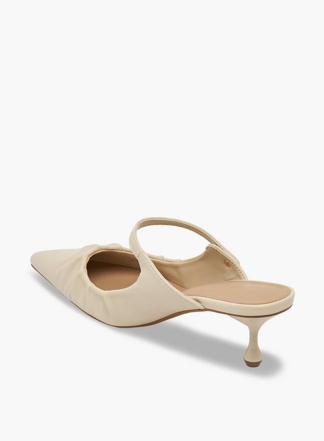Flora Bella By Shoexpress Women Pleated Pointed Toe Shoes - Image 5