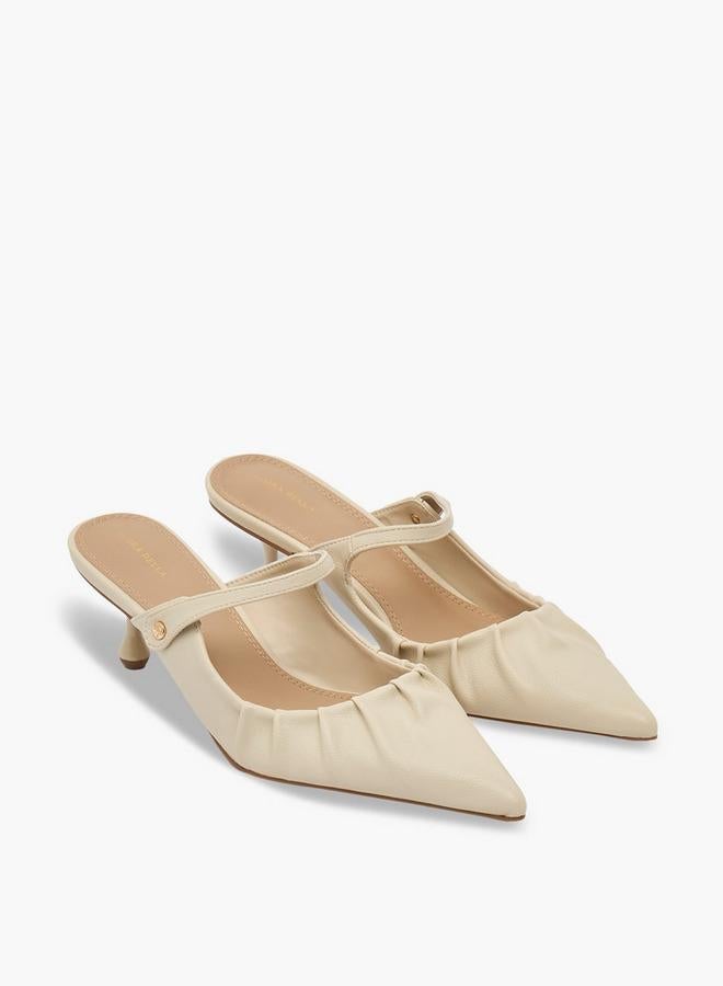 Flora Bella By Shoexpress Women Pleated Pointed Toe Shoes - Image 3