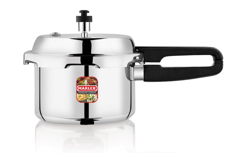 Marlex MARLEX 2 Ltrs Aluminium Pressure Cooker (Silver) - Image 2