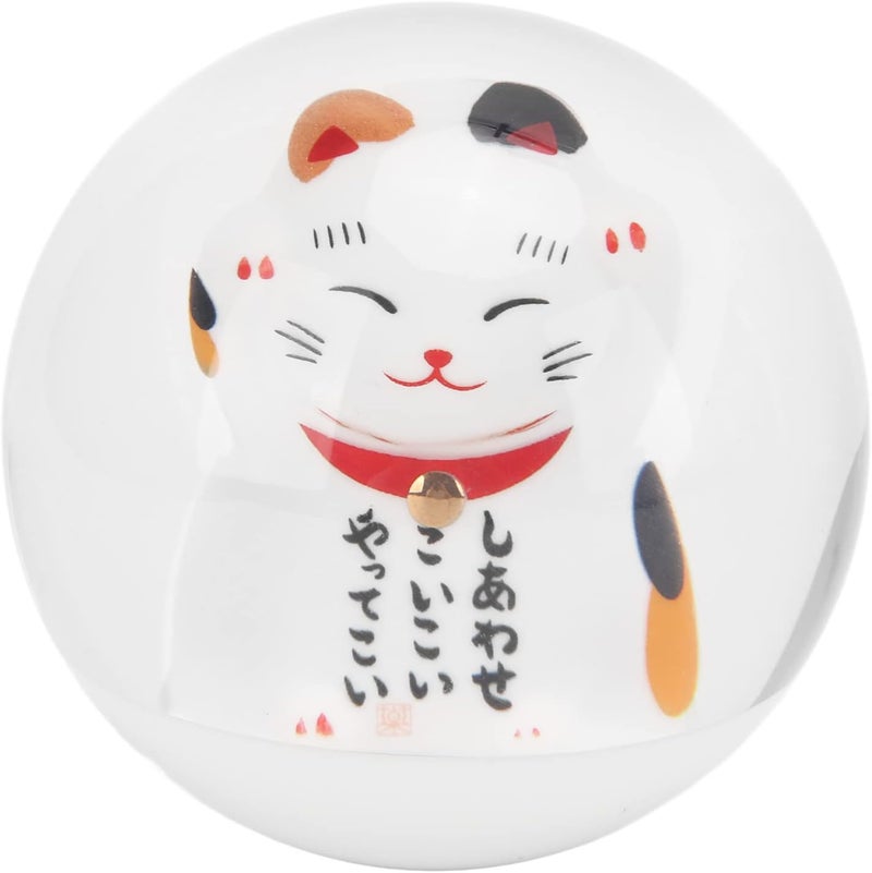 مقبض تغيير التروس العالمي السعيد “Lucky Cat”، مقبض عصا التروس مصنوع من الأكريليك مع 3 محولات لناقل الحركة اليدوي والأوتوماتيكي، رأس تغيير التروس شفاف يتناسب مع مواصفات M8 وM10 - Image 4