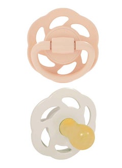 nip Newborn Cherry Soother, Latex, Orange And Brown, Round Teats  - Image 1