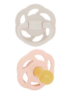 nip Newborn Cherry Soother, Latex, Orange And Brown, Round Teats  - Image 2