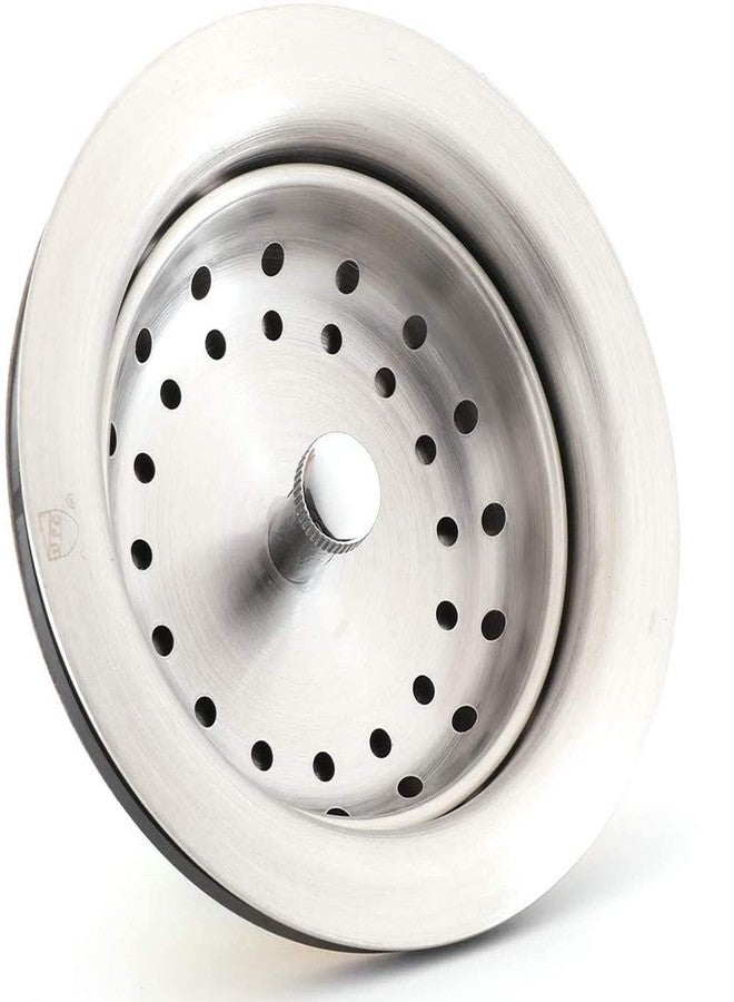 KONE 3-1/2 Inch Kitchen Sink Drain Assembly with Strainer Basket/Drain Stopper, All Stainless Steel Sink Drain Kit Durable and Rustproof - Image 3