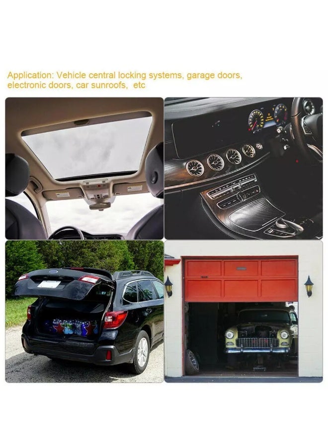 شابية جهاز تحكم عن بعد عالمي لفتح باب المرآب، يعمل بجهد 12 فولت وتردد 433 ميجاهرتز - Image 2