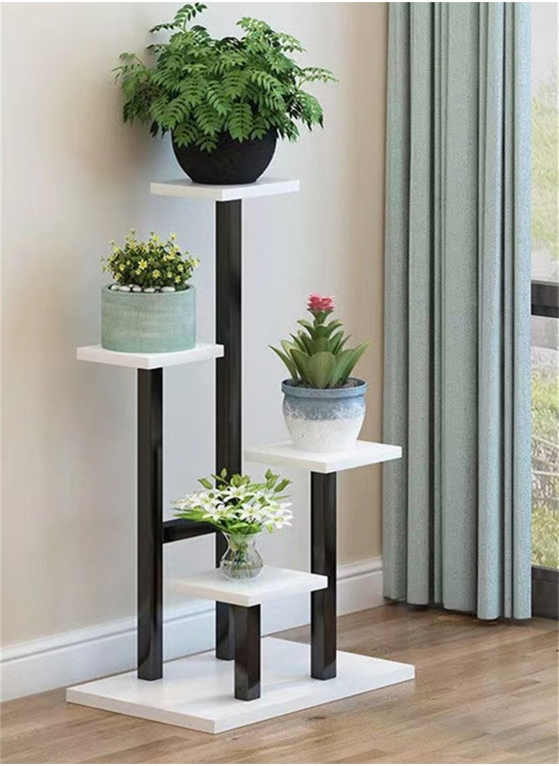 Flowers Pot Plant Flower Display Stand Painted Steel White/Black 83 x 35 x 23 Centimeter - pzsku/Z60433074BC9138666050Z/45/_/1638005121/74b5056f-6e8f-4ca3-aea8-9b10797cf887