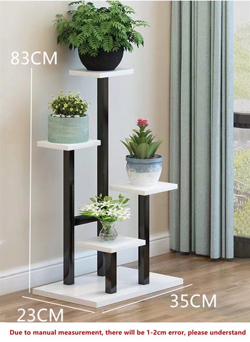 Flowers Pot Plant Flower Display Stand Painted Steel White/Black 83 x 35 x 23 Centimeter - pzsku/Z60433074BC9138666050Z/45/_/1730277104/1ed72e31-8075-424e-9a17-a6872be487cd