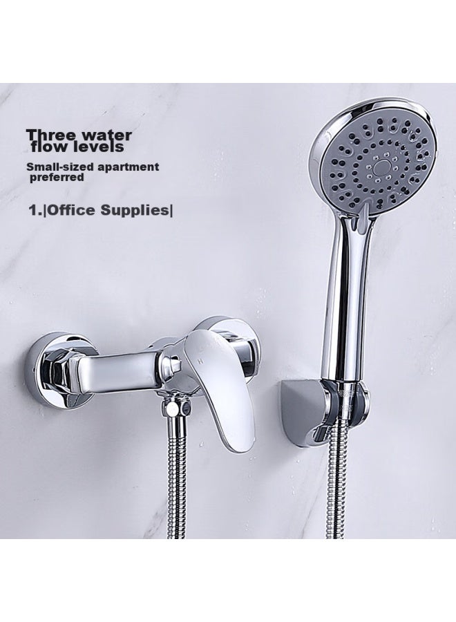 Larsd Shower Mixing Valve Set, Shower Faucet And Shower Head Set, Copper Body Bathroom Hot And Cold Mixing Valve Ld72031 - Image 1