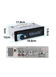 Generic Digital Car Stereo Player, Single-Din Car Stereo Bluetooth In Dash with Remote Control, Receivers USB/SD/Audio, MP3 Player/FM Radio  - Image 1
