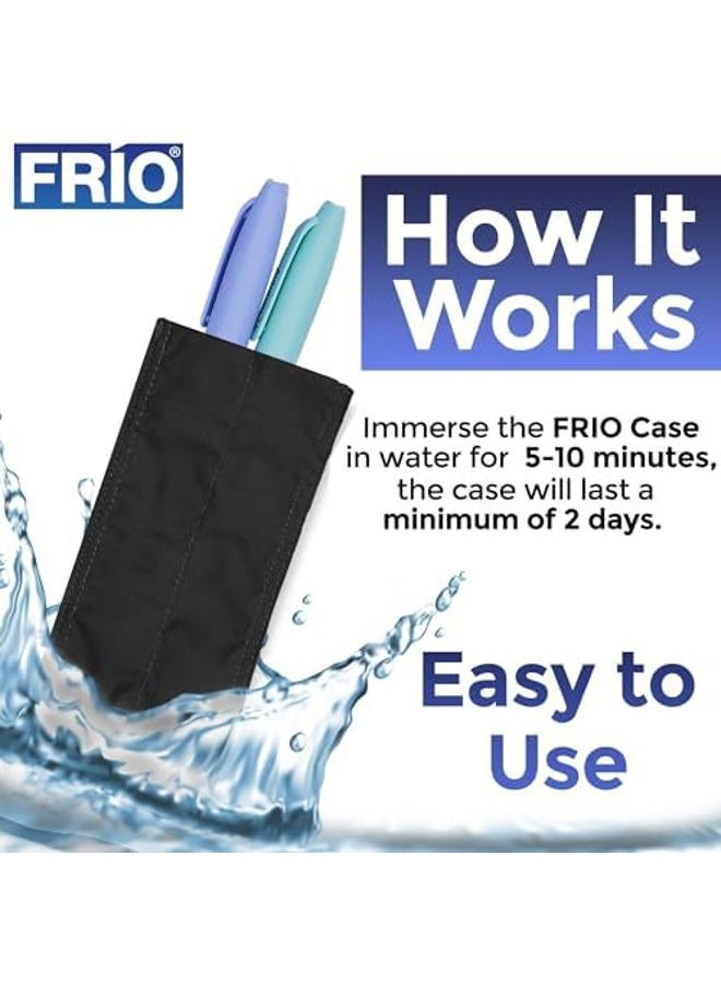 Frio Individual Cooling Wallet - Insulin Cooler Travel Case, No Ice Required, Light & Compact Refrigerated Insulin & Medicine Travel Case, Keep Medicine Cool While Traveling More Than 45 Hours, Black - Image 5