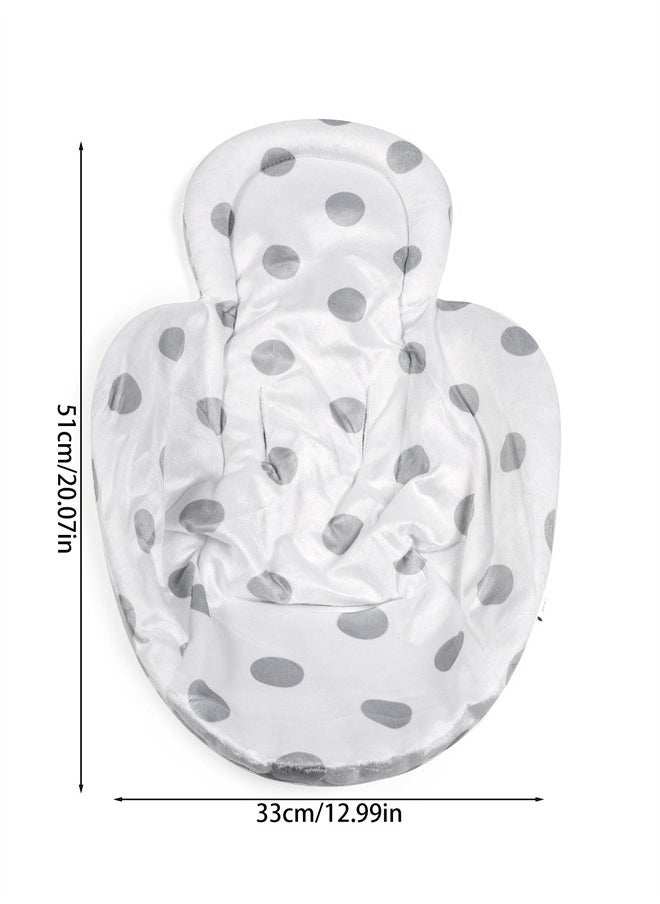 Generic - 4moms RockaRoo and MamaRoo Infant Insert,with Head and Body Support Machine Washable, Soft, Plush Fabric, Reversible Design - Image 1