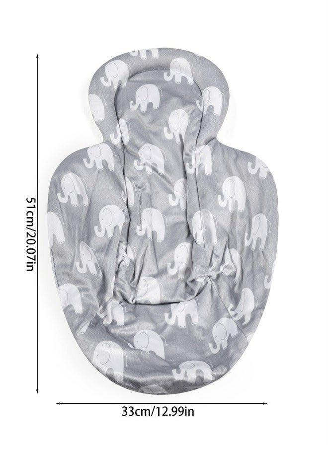 Generic - 4moms RockaRoo and MamaRoo Infant Insert,with Head and Body Support Machine Washable, Soft, Plush Fabric, Reversible Design - Image 1