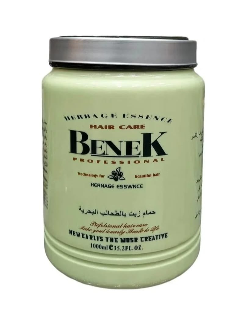 BENEK Nourishing and moisturizing hair oil bath with seaweed 1000ml