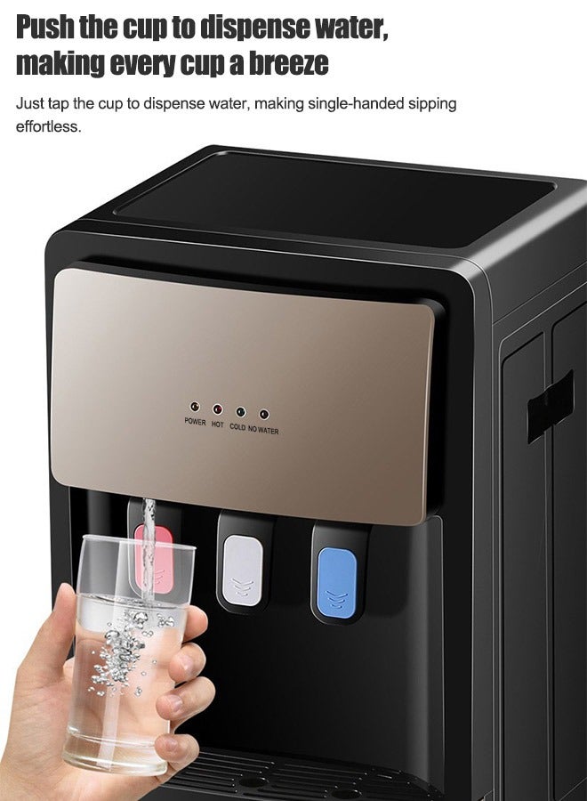 ET-LIFE Bottom Loading Water Cooler - Hot/Cold/Moderate - 3 Tap - Push Cup Get Water Anti-Bacterial, Low Noise, Anti-Spill System 550W SJYTD-6Bottom Loading Water Cooler - Hot/Cold/Moderate - 3 Tap - Push Cup Get Water Anti-Bacterial, Low Noise, Anti-Spill System 550W SJYTD-6 - Image 4