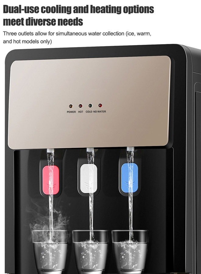 ET-LIFE Bottom Loading Water Cooler - Hot/Cold/Moderate - 3 Tap - Push Cup Get Water Anti-Bacterial, Low Noise, Anti-Spill System 550W SJYTD-6Bottom Loading Water Cooler - Hot/Cold/Moderate - 3 Tap - Push Cup Get Water Anti-Bacterial, Low Noise, Anti-Spill System 550W SJYTD-6 - Image 3
