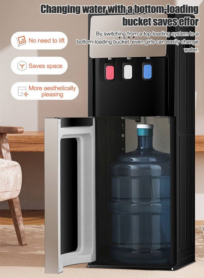 ET-LIFE Bottom Loading Water Cooler - Hot/Cold/Moderate - 3 Tap - Push Cup Get Water Anti-Bacterial, Low Noise, Anti-Spill System 550W SJYTD-6Bottom Loading Water Cooler - Hot/Cold/Moderate - 3 Tap - Push Cup Get Water Anti-Bacterial, Low Noise, Anti-Spill System 550W SJYTD-6 - Image 2