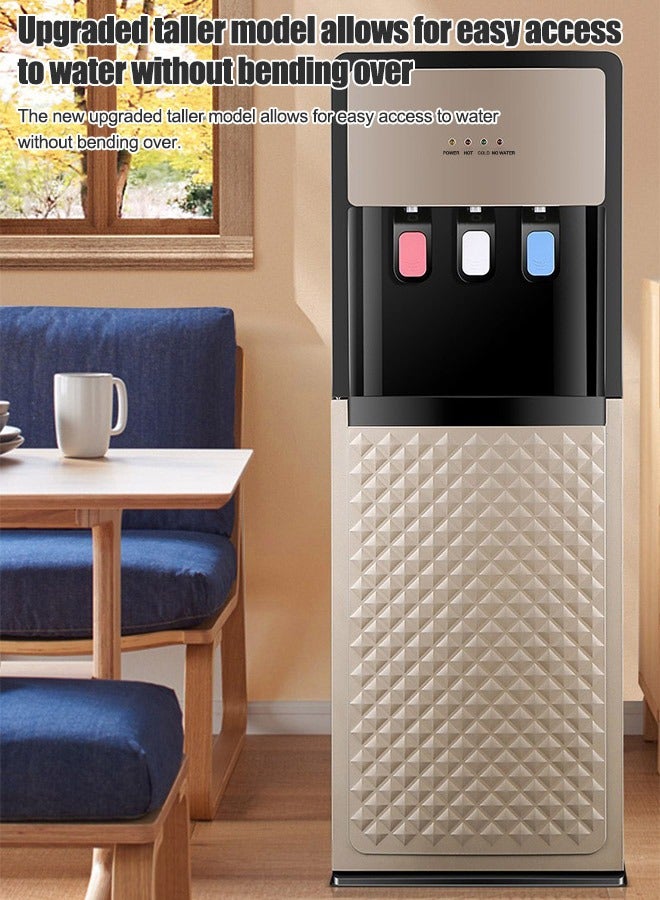 ET-LIFE Bottom Loading Water Cooler - Hot/Cold/Moderate - 3 Tap - Push Cup Get Water Anti-Bacterial, Low Noise, Anti-Spill System 550W SJYTD-6Bottom Loading Water Cooler - Hot/Cold/Moderate - 3 Tap - Push Cup Get Water Anti-Bacterial, Low Noise, Anti-Spill System 550W SJYTD-6 - Image 5